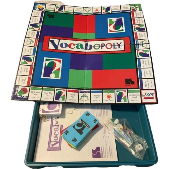 Vocabopoly A Play With Words Game Vocabulary Building Game similar to Wordopoly - Picture 3 of 3